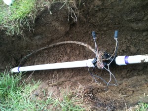 Fix a sprinkler line