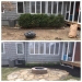 Flagstone-patio-with-manufactured-block-fireplace-before-after