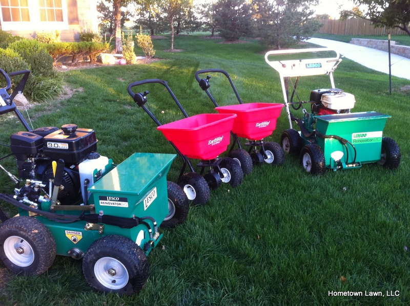 Hometown Lawn offers annual fertilizer and weed programs to the Johnson County area. Aeration and Verticutting are also available.