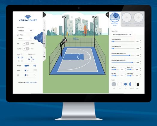 Online Custom Outdoor Sports Court Design