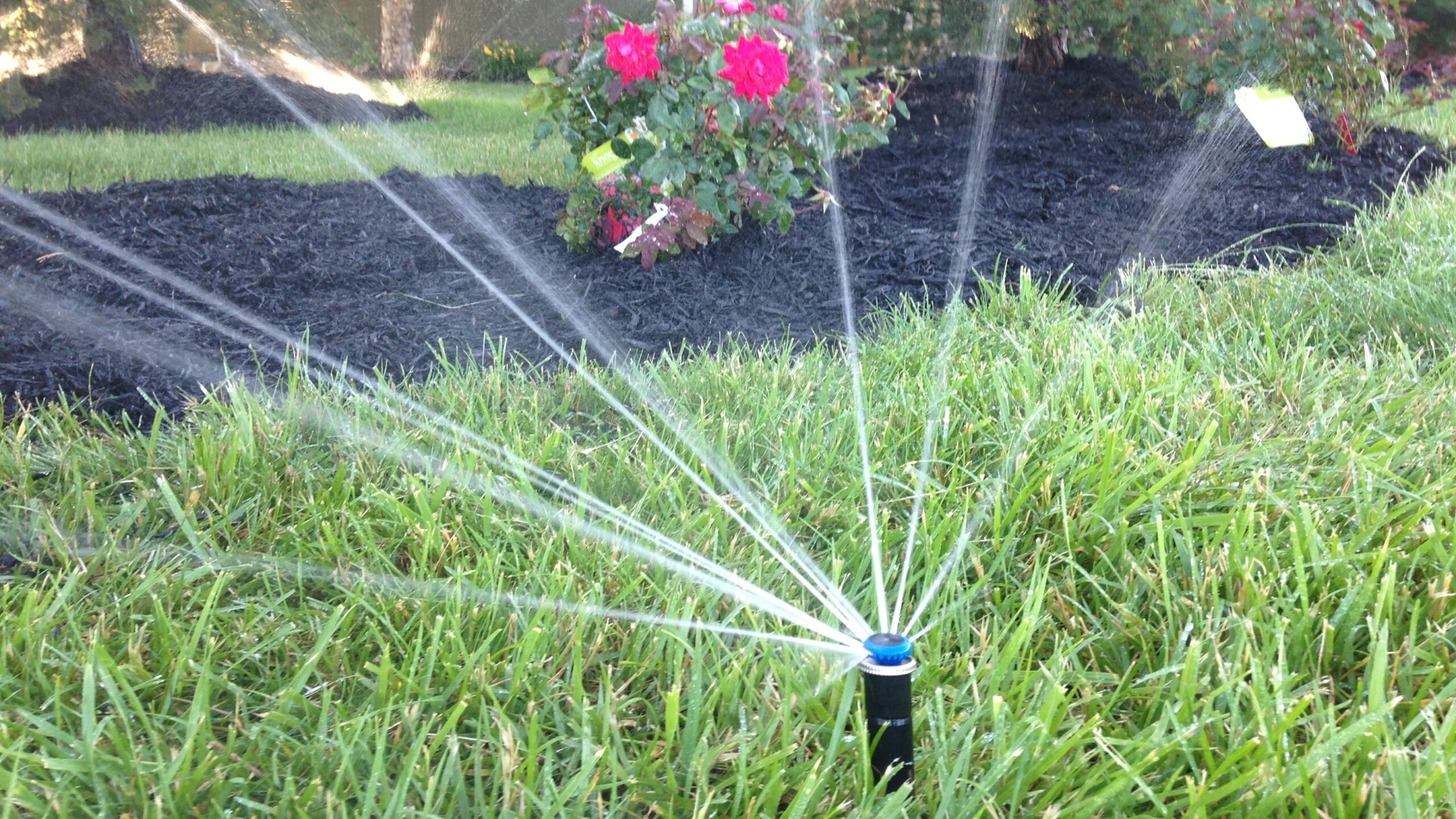 Professional spring irrigation startup and sprinkler inspection in Kansas City by Hometown Lawn.